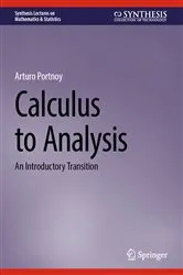 Book cover of Calculus to Analysis by Arturo Portnoy