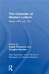 Book cover of Calendar Modern Letts 4v Cb by Edgell Rickword