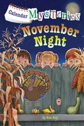 Book cover of Calendar Mysteries #11: November Night by Ron Roy