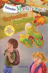 Book cover of Calendar Mysteries #9: September Sneakers by Ron Roy
