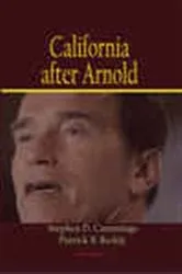 Book cover of California after Arnold by Stephen D. Cummings