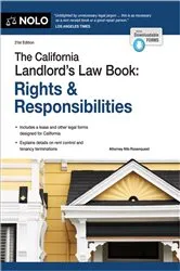 Book cover of California Landlord's Law Book, The (21st ed.) by Nils Rosenquest