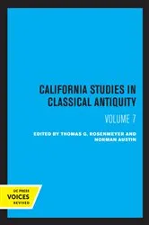 Book cover of California Studies in Classical Antiquity, Volume 7 by Ronald S. Stroud