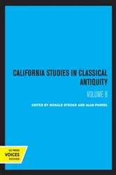 Book cover of California Studies in Classical Antiquity, Volume 8 by Ronald S. Stroud