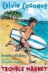 Book cover of Calvin Coconut: Trouble Magnet by Graham Salisbury
