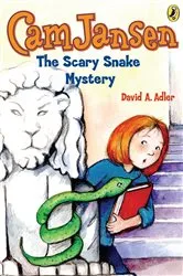 Book cover of Cam Jansen: The Scary Snake Mystery #17 by David A. Adler