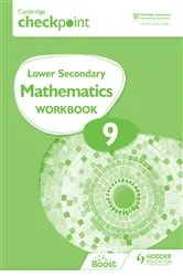 Book cover of Cambridge Checkpoint Lower Secondary Mathematics Workbook 9 by Frankie Pimentel