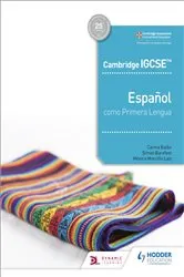 Book cover of Cambridge IGCSE™ Español como Primera Lengua Libro del Alumno by Simon Barefoot