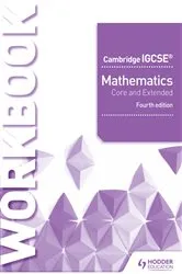 Book cover of Cambridge IGCSE Mathematics Core and Extended Workbook by Unknown