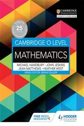 Book cover of Cambridge O Level Mathematics by Unknown