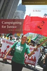Book cover of Campaigning for Justice by Jo Becker