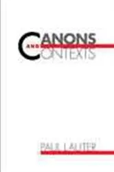 Book cover of Canons and Contexts by Paul Lauter