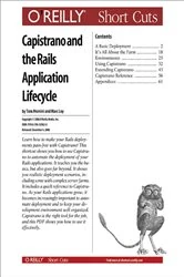 Book cover of Capistrano and the Rails Application Lifecycle by Tom Mornini