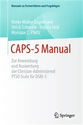Book cover of CAPS-5 Manual by Meike Müller-Engelmann