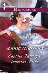 Book cover of Captain Fawley's Innocent Bride by Annie Burrows