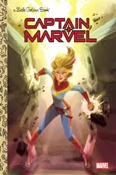 Book cover of Captain Marvel Little Golden Book (Marvel) by John Sazaklis
