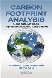 Book cover of Carbon Footprint Analysis by Matthew John Franchetti