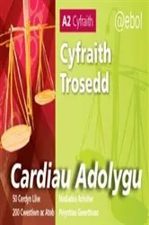 Book cover of Cardiau Adolygu'r Gyfraith - Cyfraith Trosedd by Emma Bradbury