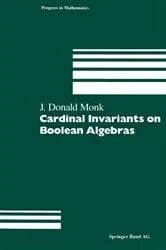 Book cover of Cardinal Invariants on Boolean Algebras by Unknown
