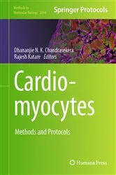 Book cover of Cardiomyocytes by Dhananjie N.K. Chandrasekera