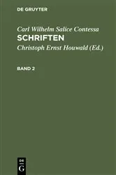 Book cover of Carl Wilhelm Salice Contessa: Schriften. Band 2 by Carl Wilhelm Salice Contessa