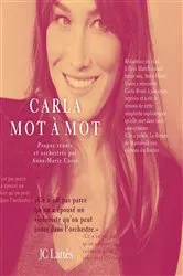 Book cover of Carla, mot à mot by Anne-Marie Corre