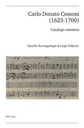 Book cover of Carlo Donato Cossoni (1623-1700) by Schweiz. Musikforschende Gesellschaft