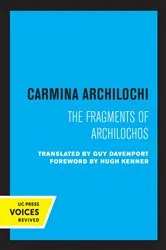 Book cover of Carmina Archilochi by Unknown