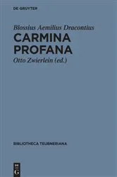 Book cover of Carmina profana by Blossius Aemilius Dracontius