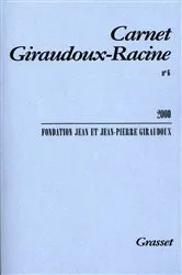 Book cover of Carnet Giraudoux-Racine n°6 by Jean Giraudoux
