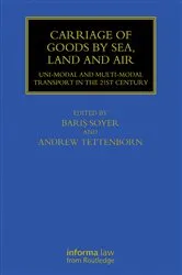 Book cover of Carriage of Goods by Sea, Land and Air by Unknown