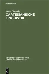 Book cover of Cartesianische Linguistik by Noam Chomsky