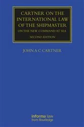 Book cover of Cartner on the International Law of the Shipmaster (2nd ed.) by Unknown