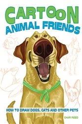 Book cover of Cartoon Animal Friends by Char Reed