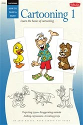 Book cover of Cartooning: Cartooning 1 by Jack Keely