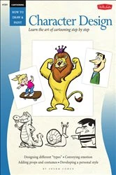 Book cover of Cartooning: Character Design by Sherm Cohen