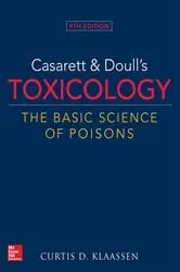 Book cover of Casarett & Doull's Toxicology: The Basic Science of Poisons, 9th Edition (9th ed.) by Unknown
