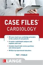 Book cover of Case Files Cardiology by Eugene C. Toy