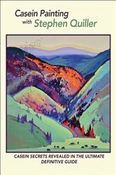 Book cover of Casein Painting with Stephen Quiller by Stephen Quiller