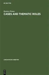 Book cover of Cases and Thematic Roles by Beatrice Primus
