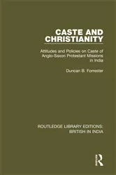 Book cover of Caste and Christianity by Duncan B. Forrester