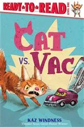 Book cover of Cat vs. Vac by Kaz Windness