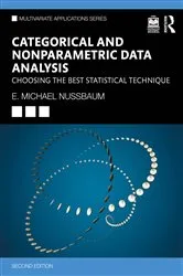 Book cover of Categorical and Nonparametric Data Analysis (2nd ed.) by E. Michael Nussbaum