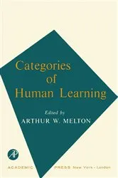 Book cover of Categories of Human Learning by Arthur W. Melton