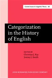 Book cover of Categorization in the History of English by Christian Kay