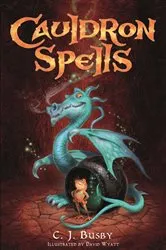 Book cover of Cauldron Spells by C. J. Busby