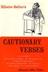 Book cover of CAUTIONARY VERSES by Hilaire Belloc