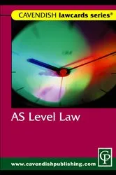 Book cover of Cavendish: AS Level Lawcard by Unknown