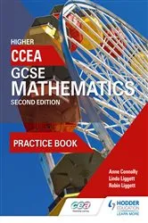 Book cover of CCEA GCSE Mathematics Higher Practice Book for 2nd Edition by Anne Connolly