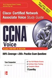 Book cover of CCNA Cisco Certified Network Associate Voice Study Guide (Exams 640-460 & 642-436) by Tom Carpenter